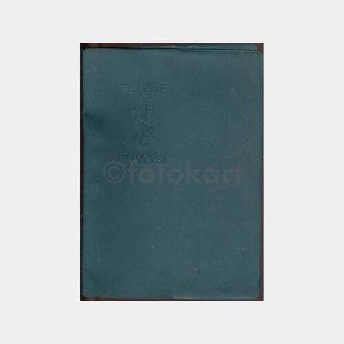 1960 Türkiye İş Bankası Okul Defteri Plastik Kabı