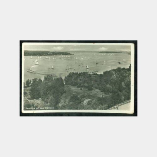 1935 Berlin Damgalı Yelkenli Konulu Kartpostal