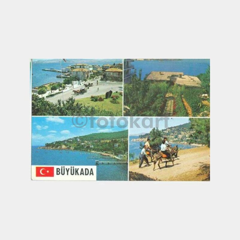 Büyükada 4 Görünüş Kartpostal