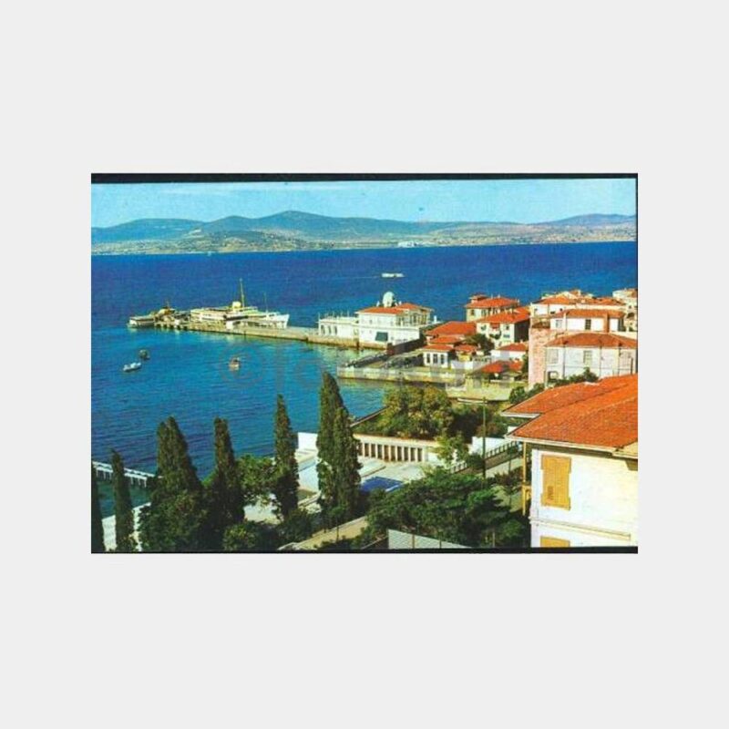 Büyükada İskelesi Görünüş Kartpostal