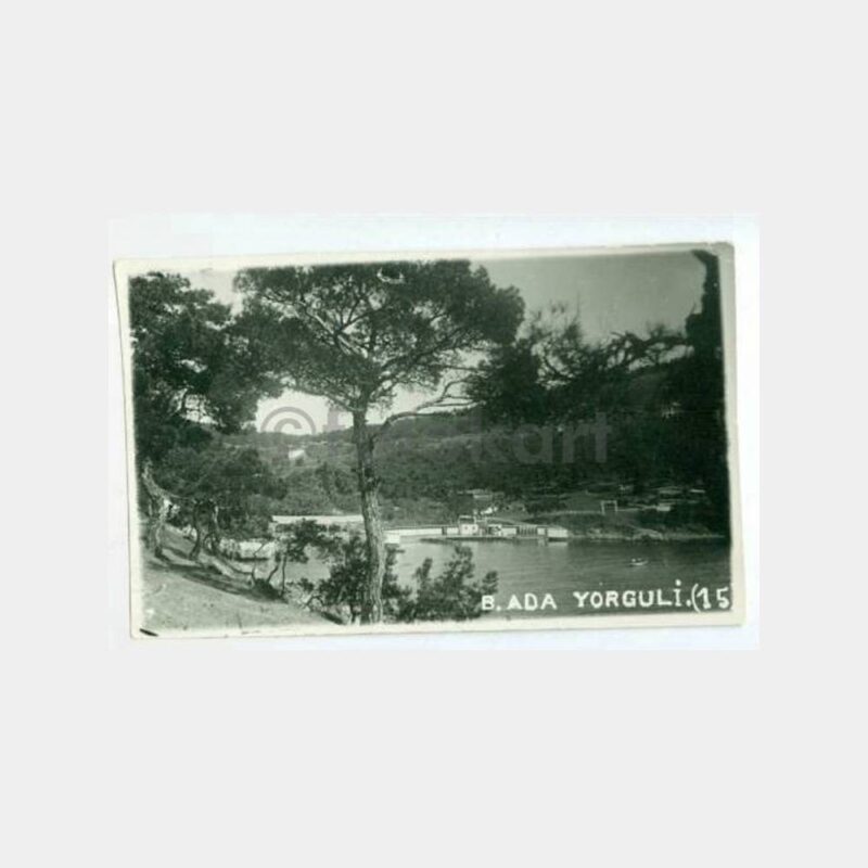 1934 Büyükada Yorguli Damgalı Kartpostal