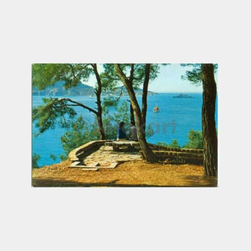 1970 Büyükada'dan Görünüş Kartpostal