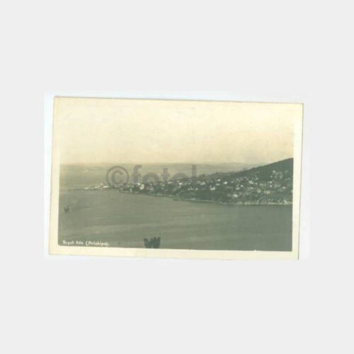 1930 Büyükada Genel Görünüş Kartpostal