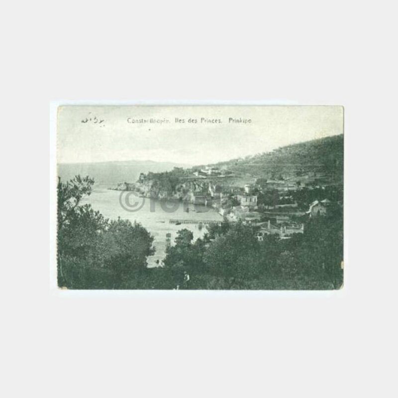 1923 Büyükada Genel Görünüş Kartpostal