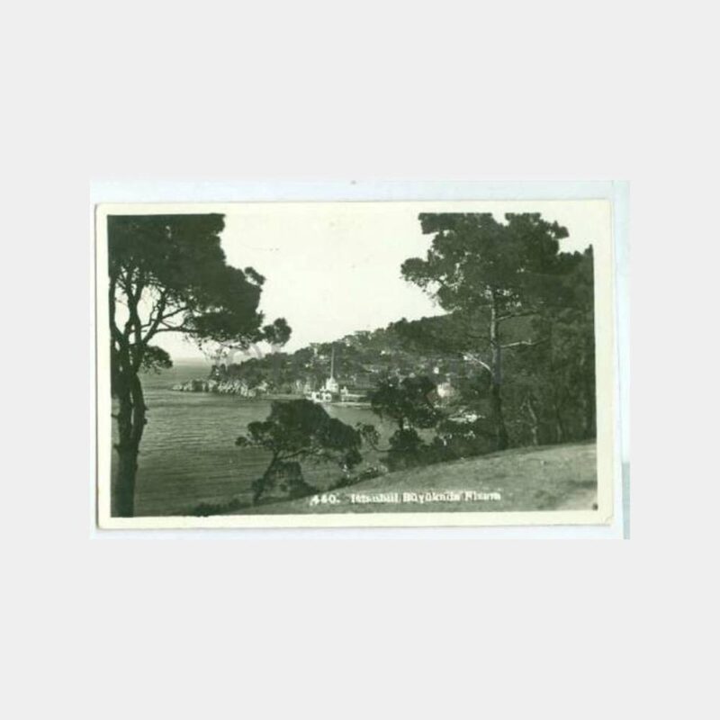 1938 Büyükada Nizam Görünüş Kartpostal