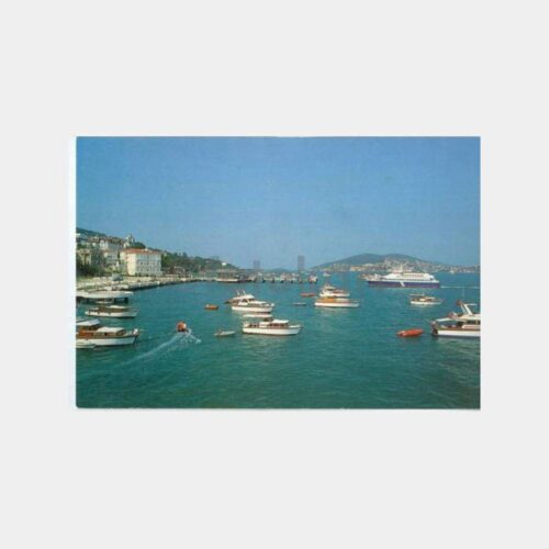 1980 Büyükada Sahili Görünüş Kartpostal