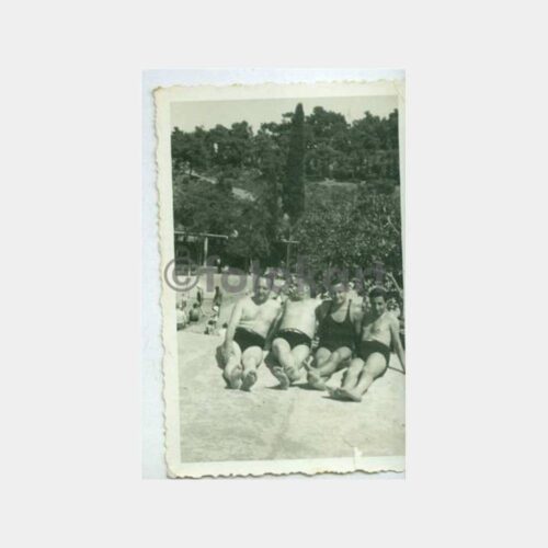 1940 Büyükada Plajı Baylar Fotoğraf