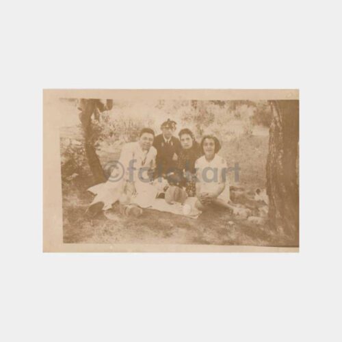 1941 Büyükada Gezisi Aile Fotoğraf