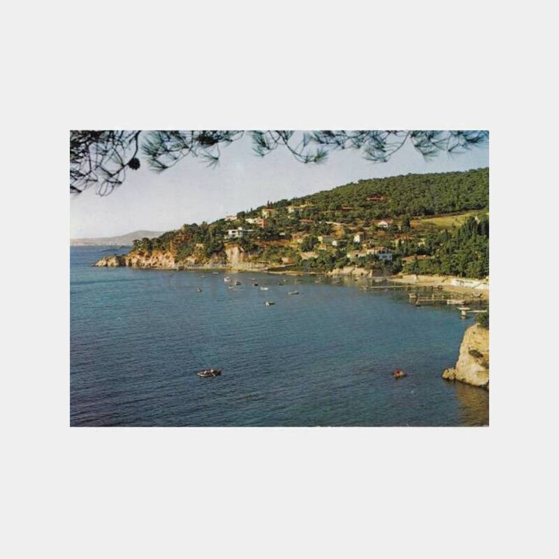 1977 Büyükada Değirmen Koyu Görünüş Kartpostal
