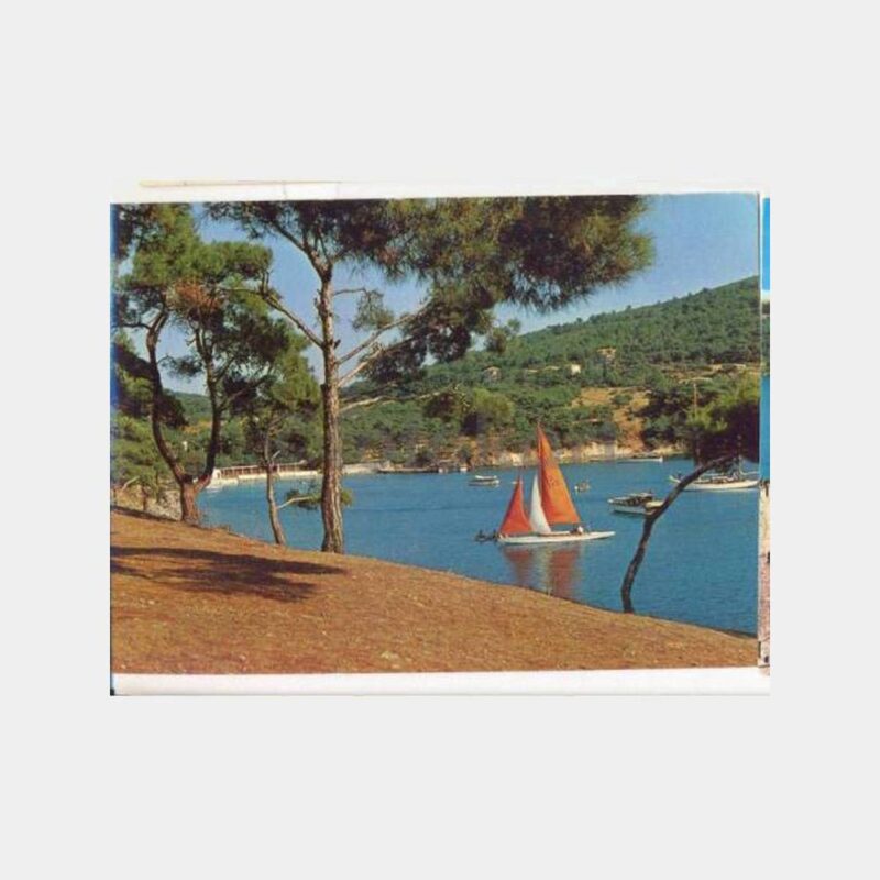 Büyükada Yörükali Plajı Yelkenli Kartpostal