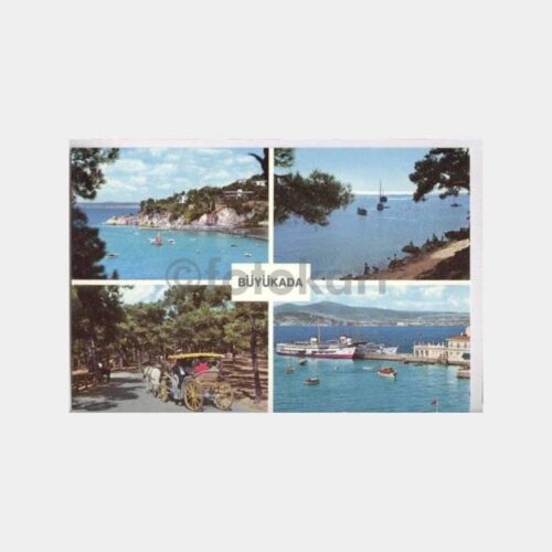 Büyükada 4 Görünüş Kartpostal