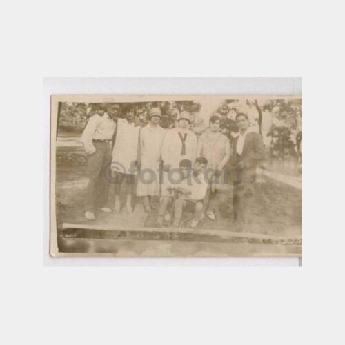 1928 Büyükada Gezisi Bisikletli Çocuk Fotoğraf