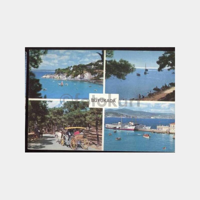 Büyükada 4 Görünüş Kartpostal