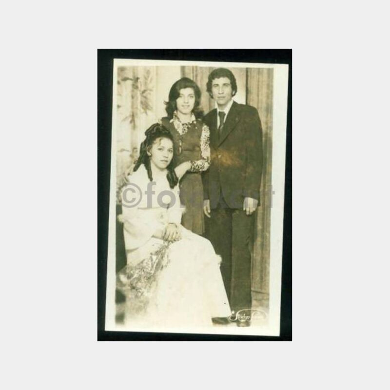 1964 Gelin Damat Stüdyo Fotoğraf