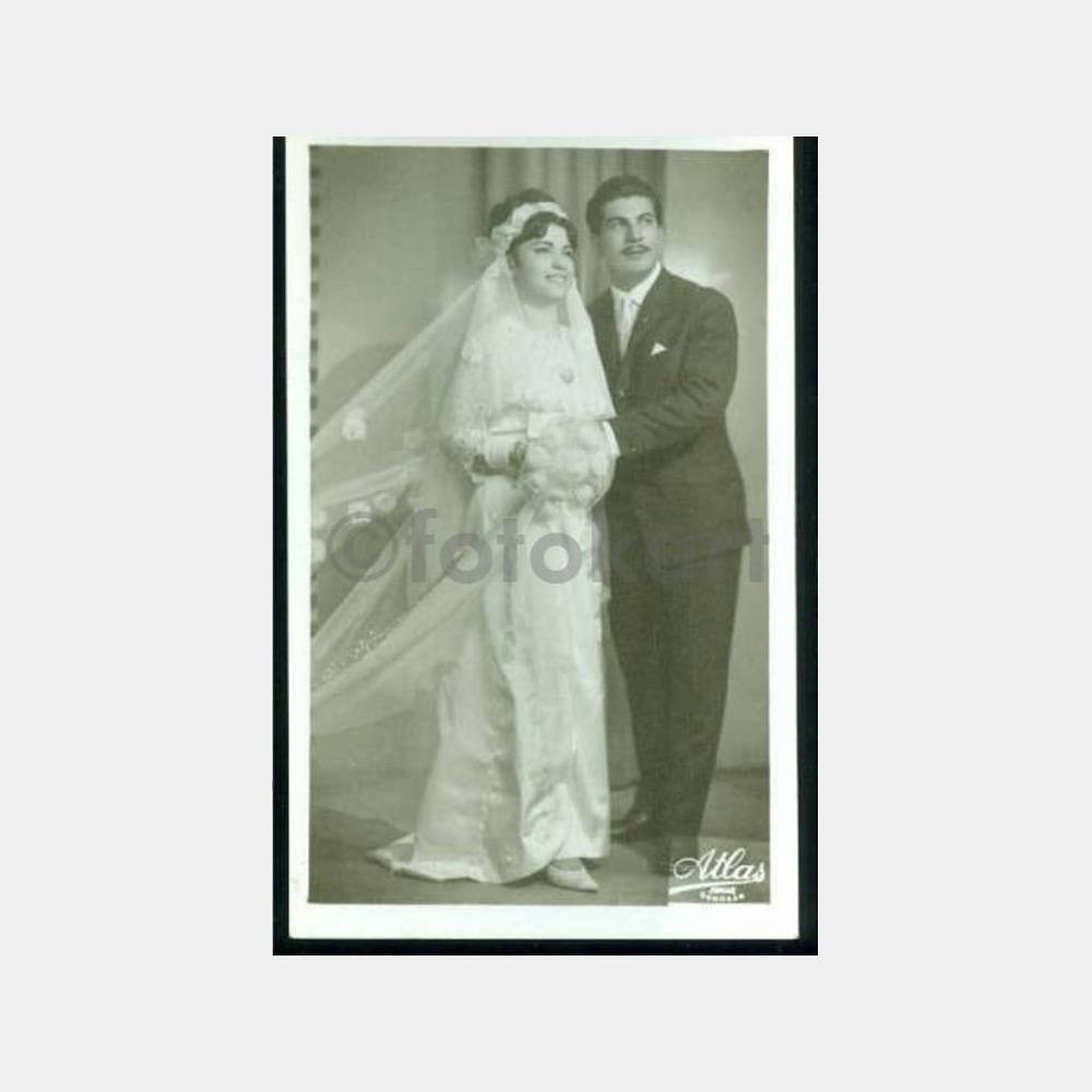 1964 Gelin Damat Stüdyo Fotoğraf