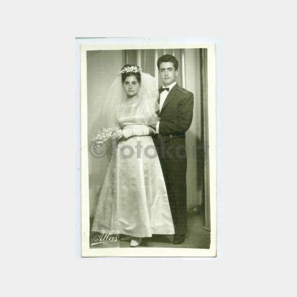 1964 Gelin Damat Stüdyo Fotoğraf