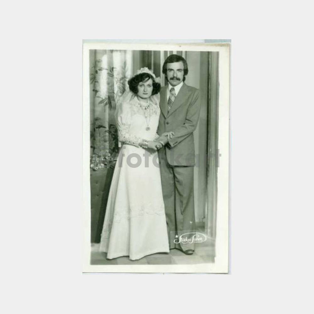 1964 Gelin Damat Stüdyo Fotoğraf