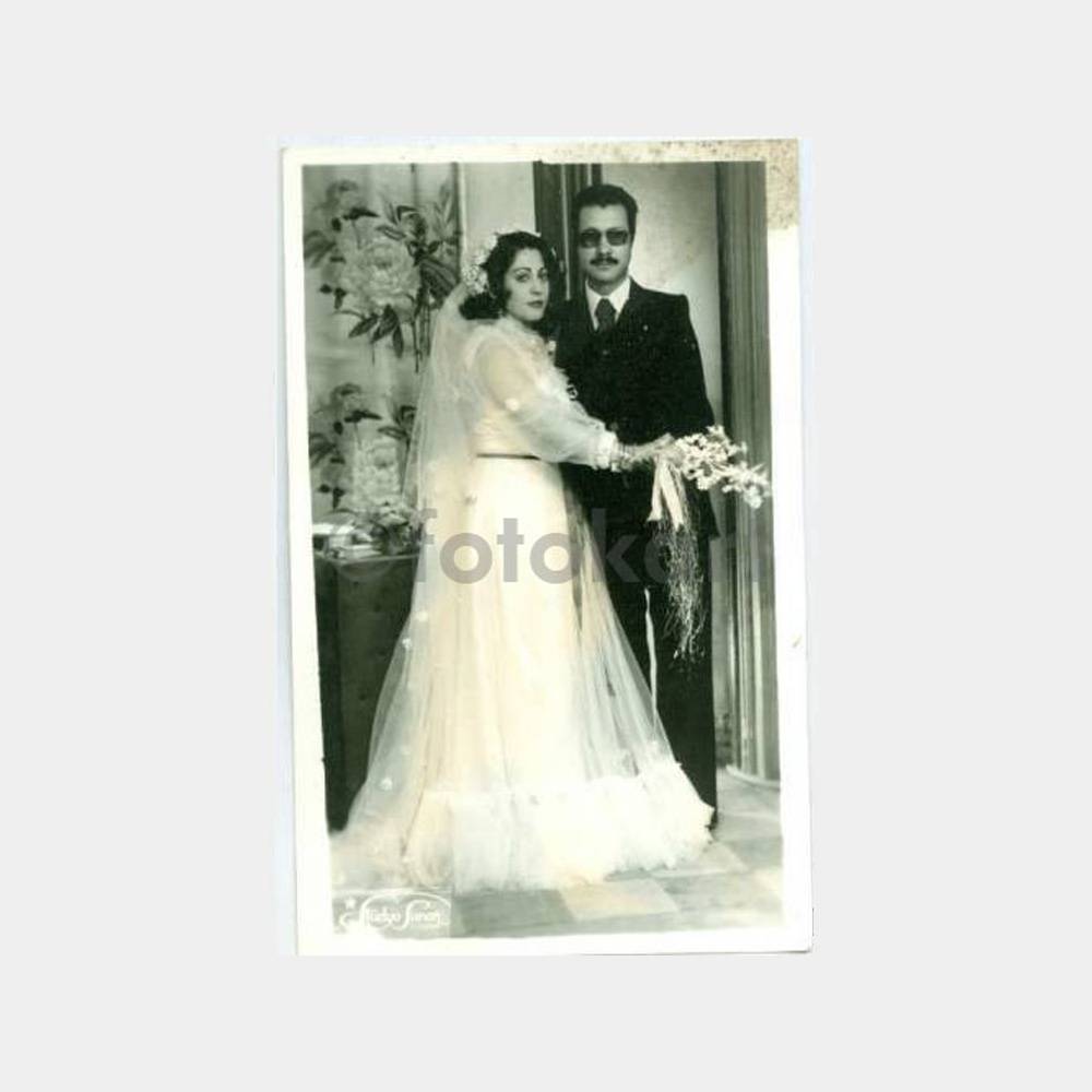 1964 Gelin Damat Stüdyo Fotoğraf