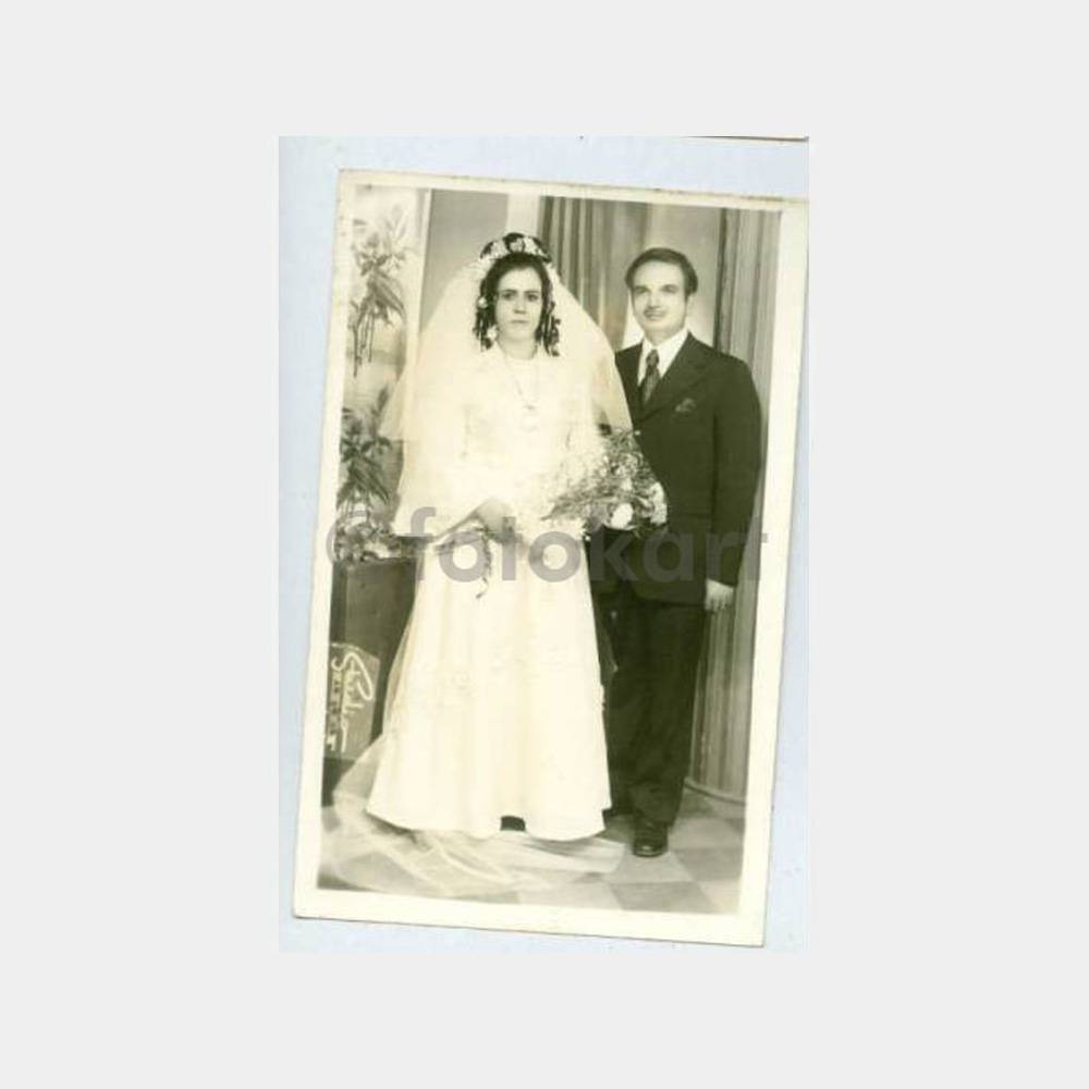 1964 Gelin Damat Stüdyo Fotoğraf
