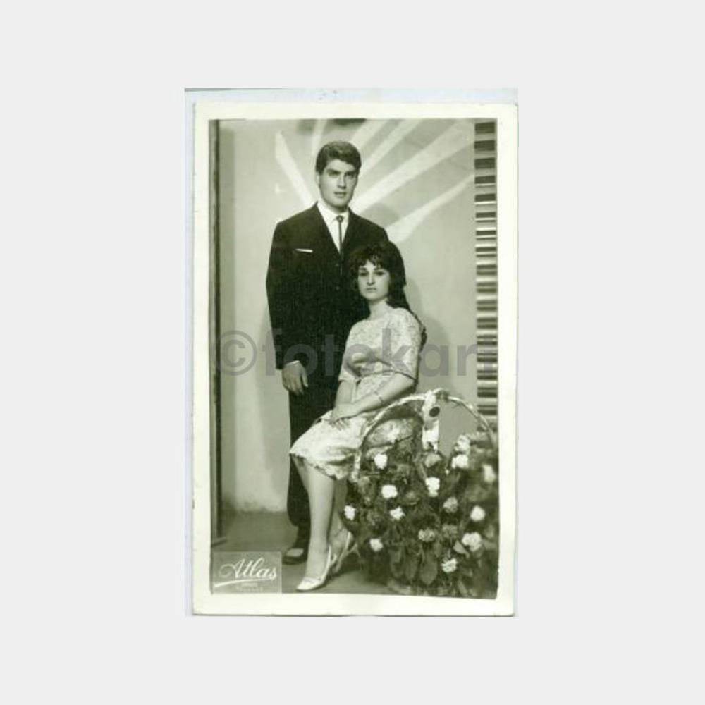 1964 Gelin Damat Stüdyo Fotoğraf