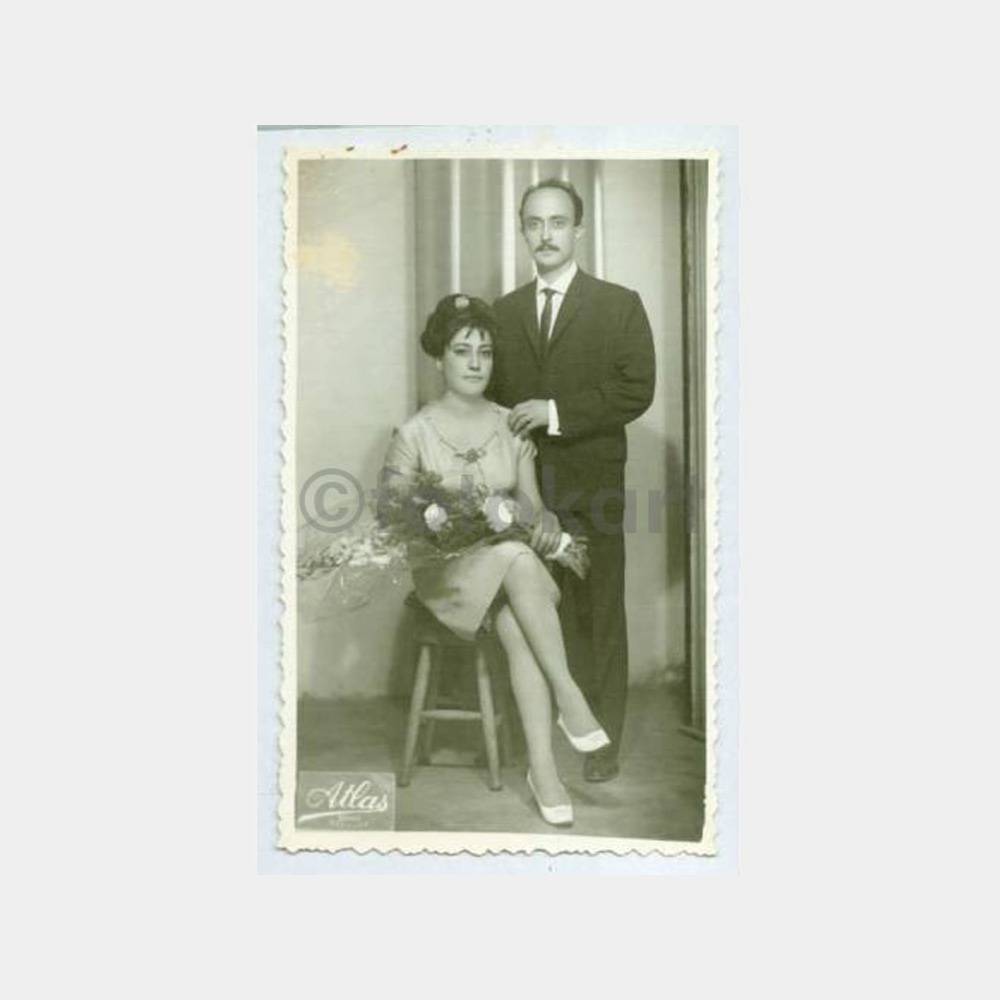1964 Gelin Damat Stüdyo Fotoğraf