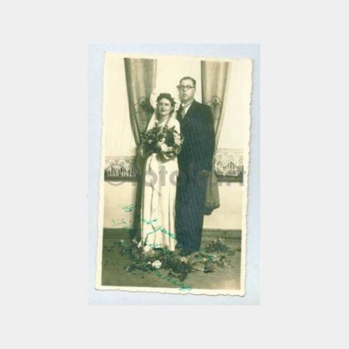 1940 Üsküdar Foto Ar Gelin Damat Fotoğraf