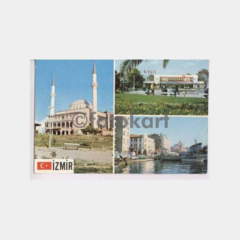 İzmir 3 Değişik Görünüş Kartpostal