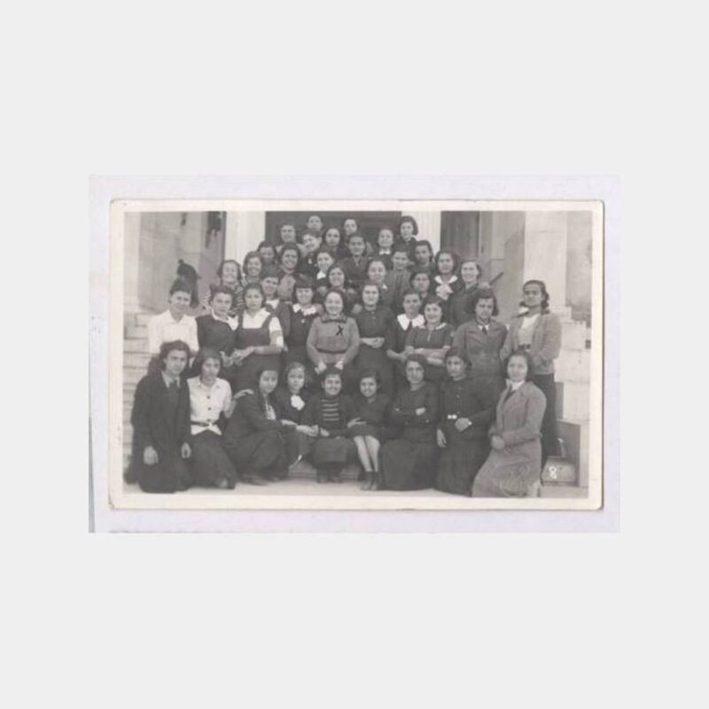 1936 İzmir Kız Lisesi Grup -Hamza Rüstem- Fotoğraf