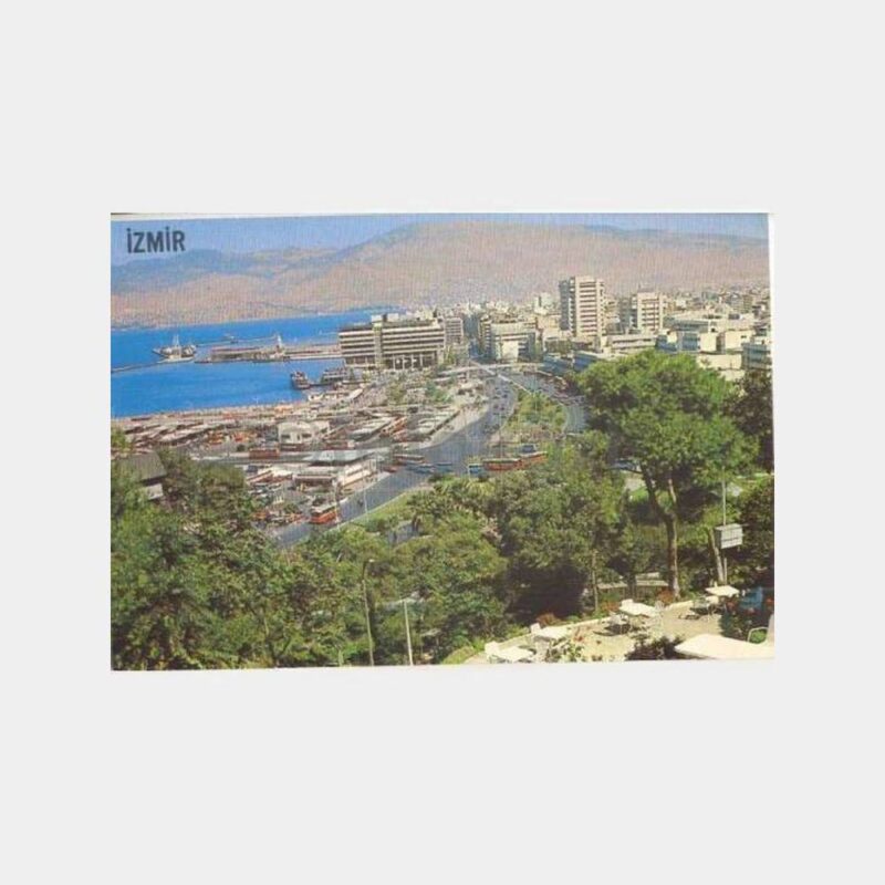 İzmir Konak Meydanı Görünüş Kartpostal