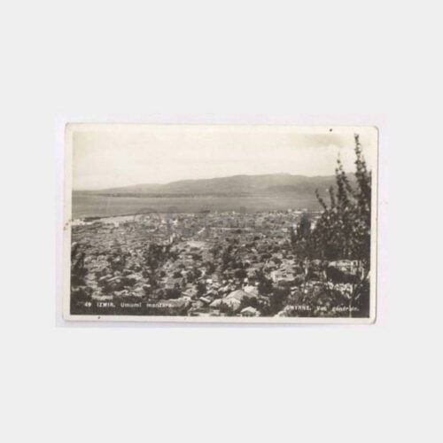 1930 İzmir Genel Görünüş Kartpostal