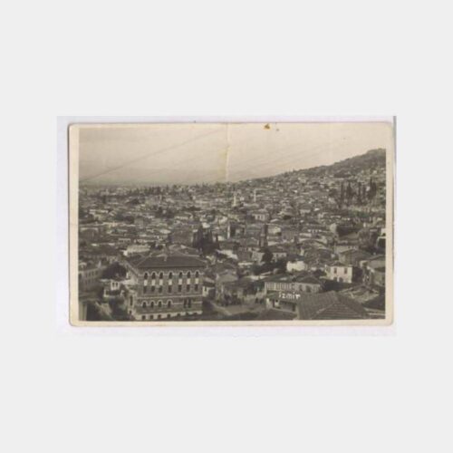 1930 İzmir Genel Görünüş Kartpostal