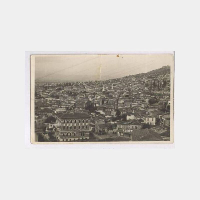 1930 İzmir Genel Görünüş Kartpostal
