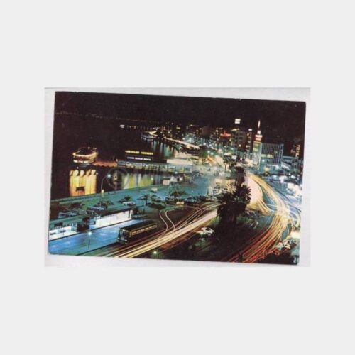 İzmir Karşıyaka Gece Görünüş Kartpostal