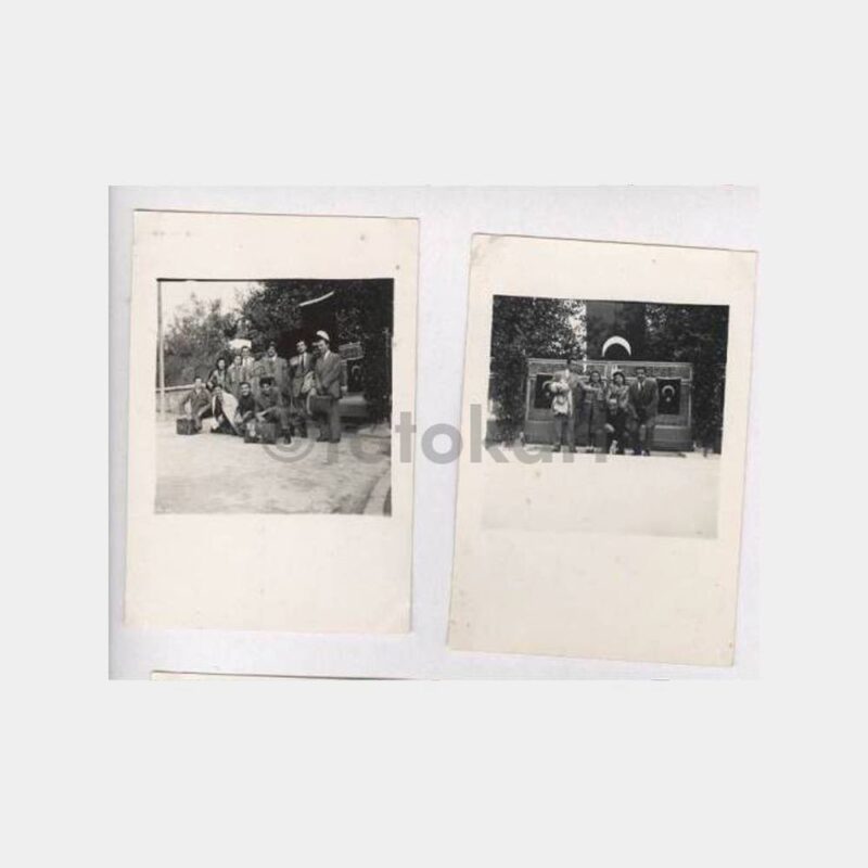 1947 İzmir Atatürk Lisesi Konulu 5 Adet Fotoğraf