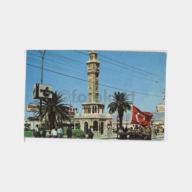 İzmir Konak Meydanı Tören Geçişi Kartpostal