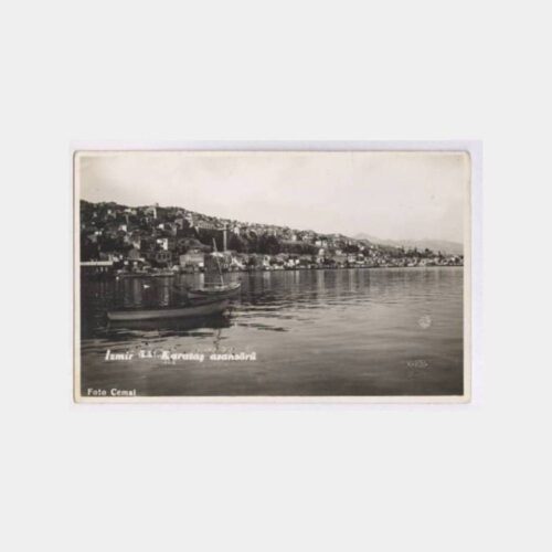 1930 İzmir Karakaş Asansörü Görünüş Fotokart
