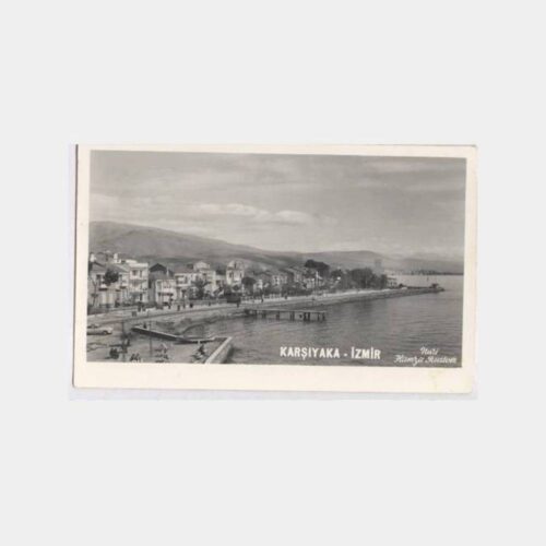 1940 İzmir Karşıyaka Güzel Görünüş Fotokart