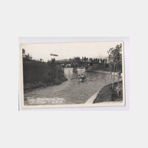 1930 İzmir Fuarı Sandal Gezisi Görünüş Fotokart