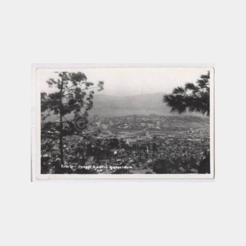 1930 İzmir Fuarı Kadifekale'den Görünüş Fotokart