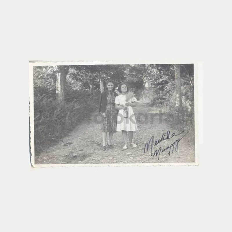 1940 Heybeliada Hatırası İki Kadın Fotoğraf