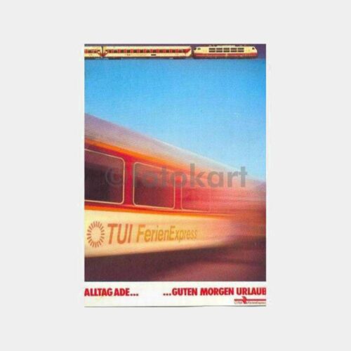 Avrupa Hızlı Tren Ekspres Kartpostal