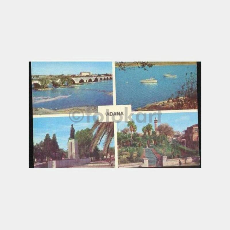 Adana Şehirden 4 Görünüş Kartpostal