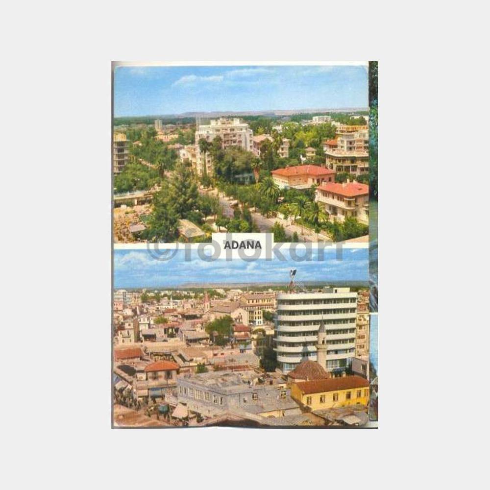 Adana 2 Değişik Görünüş Kartpostal