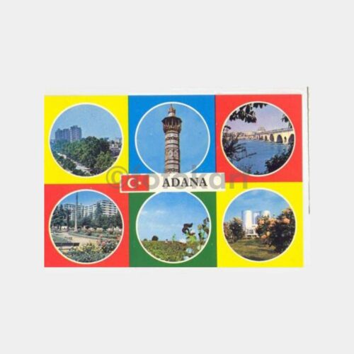 Adana Pamuk Diyarı Değişik Görünüşler Kartpostal
