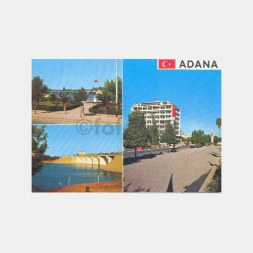 Adana Baraj Yolu-Park-Yeni Köprü Kartpostal