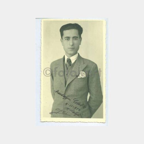 1936 Adana Foto Kemiksiz Bay Fotoğraf