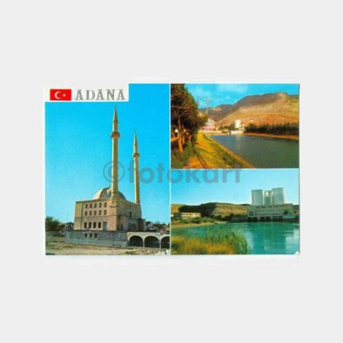 1972 Adana 3 Değişik Görünüş Kartpostal