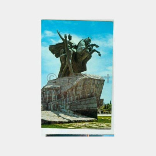1970 Antalya Atatürk Heykeli Görünüş Kartpostal