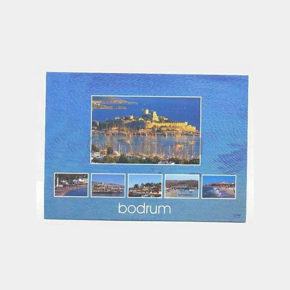 Bodrum Kalesi ve Görünüşler Kartpostal