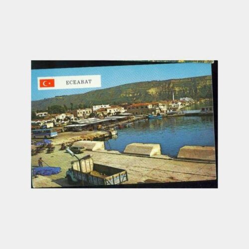 1970 Çanakkale Eceabat İskele Kartpostal